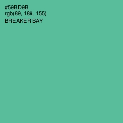 #59BD9B - Breaker Bay Color Image